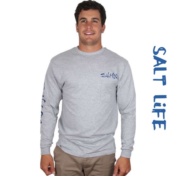 Salt Life | Shirts | Salt Lifefish Surf Divelong Sleeve ...